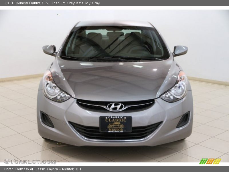 Titanium Gray Metallic / Gray 2011 Hyundai Elantra GLS