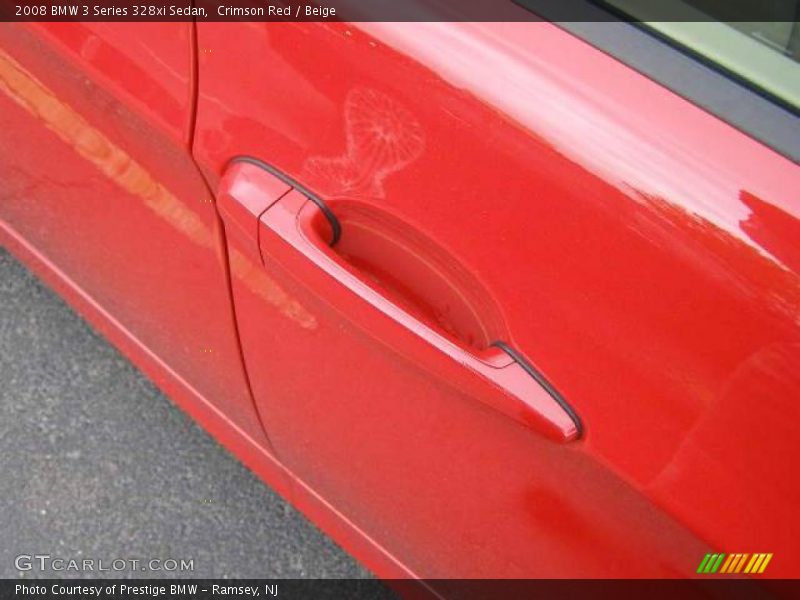 Crimson Red / Beige 2008 BMW 3 Series 328xi Sedan