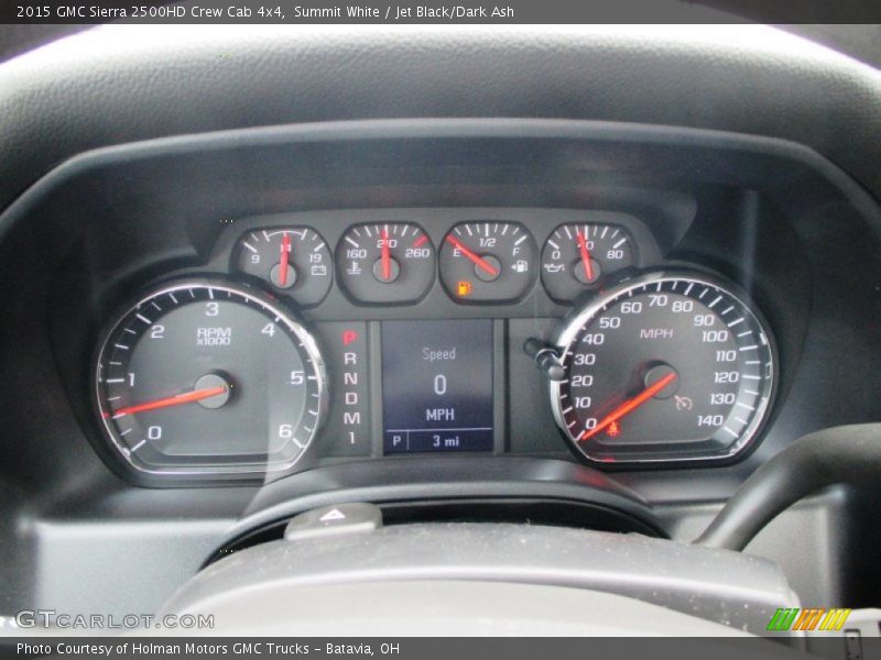 Summit White / Jet Black/Dark Ash 2015 GMC Sierra 2500HD Crew Cab 4x4