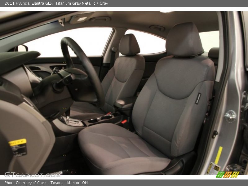 Titanium Gray Metallic / Gray 2011 Hyundai Elantra GLS