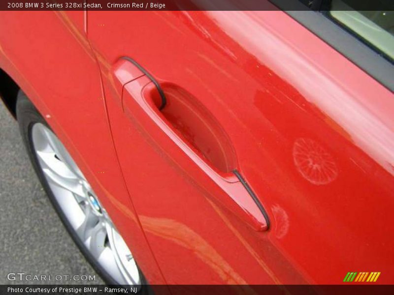 Crimson Red / Beige 2008 BMW 3 Series 328xi Sedan
