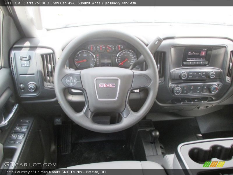 Summit White / Jet Black/Dark Ash 2015 GMC Sierra 2500HD Crew Cab 4x4
