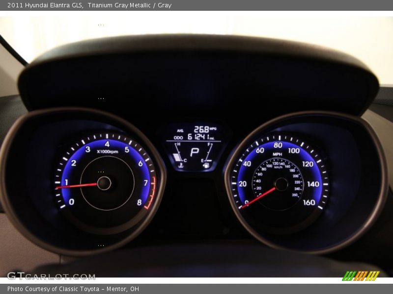 Titanium Gray Metallic / Gray 2011 Hyundai Elantra GLS