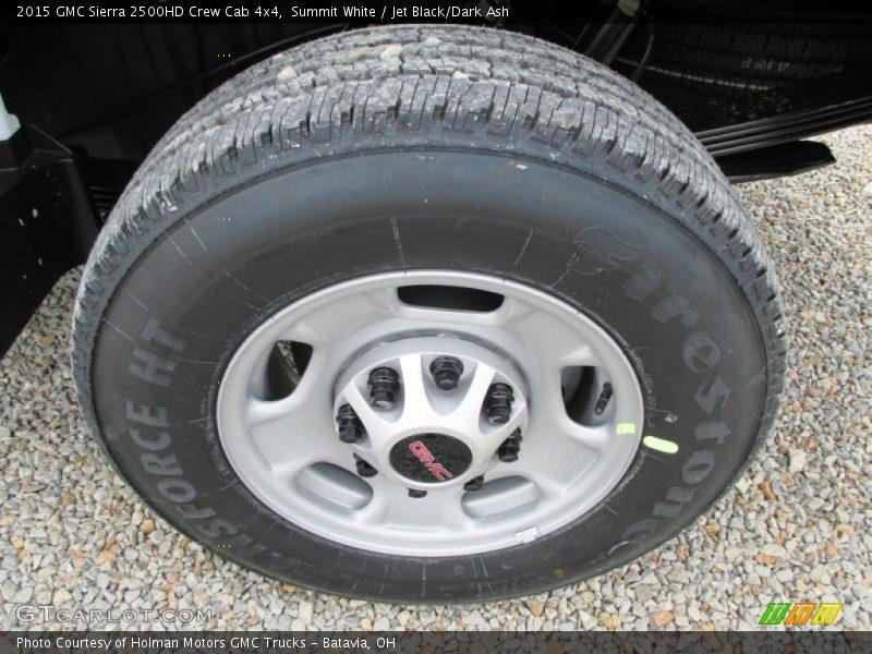 Summit White / Jet Black/Dark Ash 2015 GMC Sierra 2500HD Crew Cab 4x4