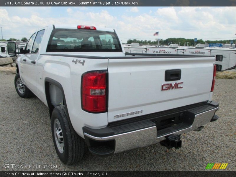 Summit White / Jet Black/Dark Ash 2015 GMC Sierra 2500HD Crew Cab 4x4