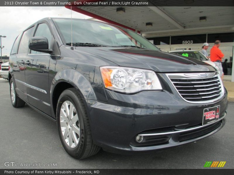 Dark Charcoal Pearl / Black/Light Graystone 2013 Chrysler Town & Country Touring
