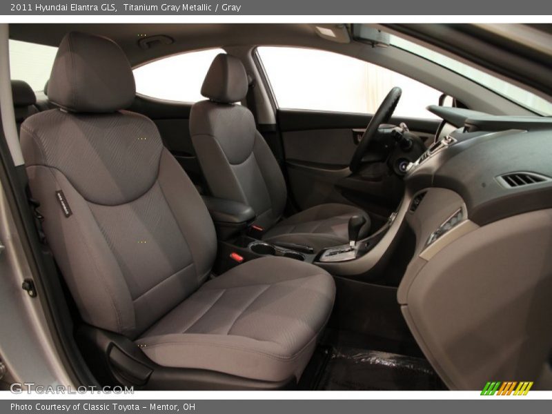 Titanium Gray Metallic / Gray 2011 Hyundai Elantra GLS