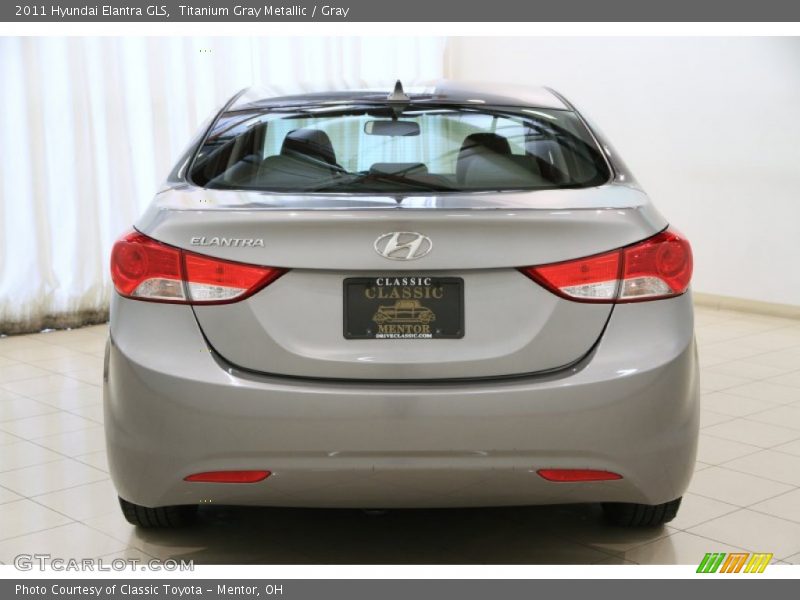 Titanium Gray Metallic / Gray 2011 Hyundai Elantra GLS