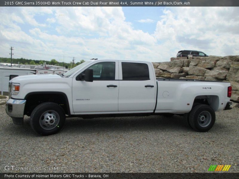  2015 Sierra 3500HD Work Truck Crew Cab Dual Rear Wheel 4x4 Summit White