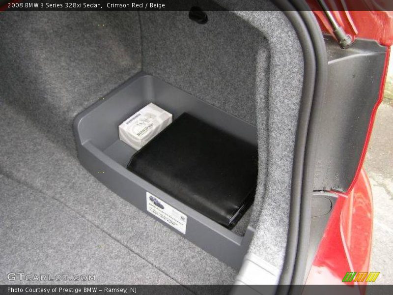 Crimson Red / Beige 2008 BMW 3 Series 328xi Sedan