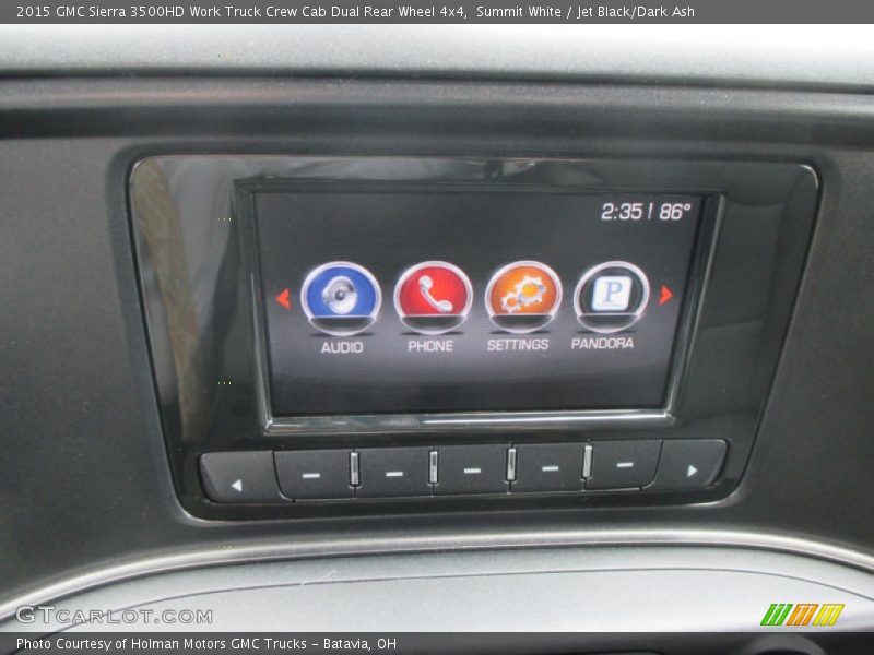 Controls of 2015 Sierra 3500HD Work Truck Crew Cab Dual Rear Wheel 4x4