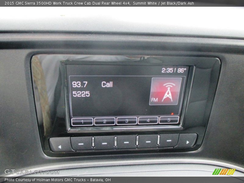 Controls of 2015 Sierra 3500HD Work Truck Crew Cab Dual Rear Wheel 4x4