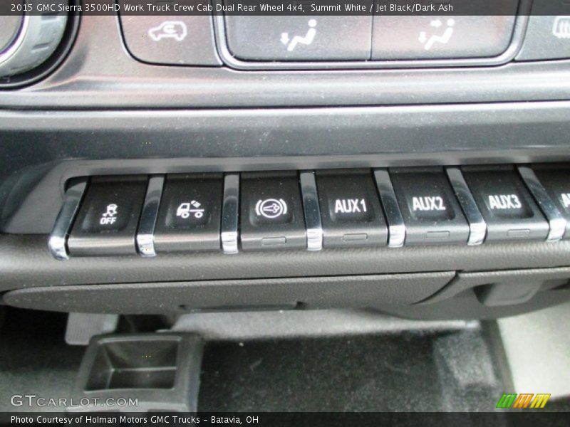 Controls of 2015 Sierra 3500HD Work Truck Crew Cab Dual Rear Wheel 4x4