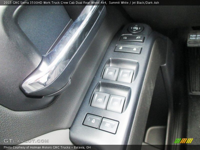 Summit White / Jet Black/Dark Ash 2015 GMC Sierra 3500HD Work Truck Crew Cab Dual Rear Wheel 4x4