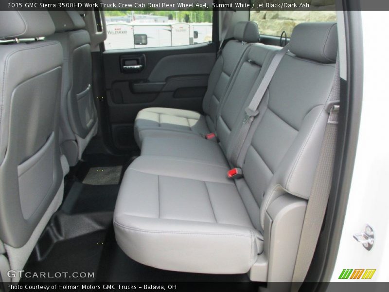 Rear Seat of 2015 Sierra 3500HD Work Truck Crew Cab Dual Rear Wheel 4x4