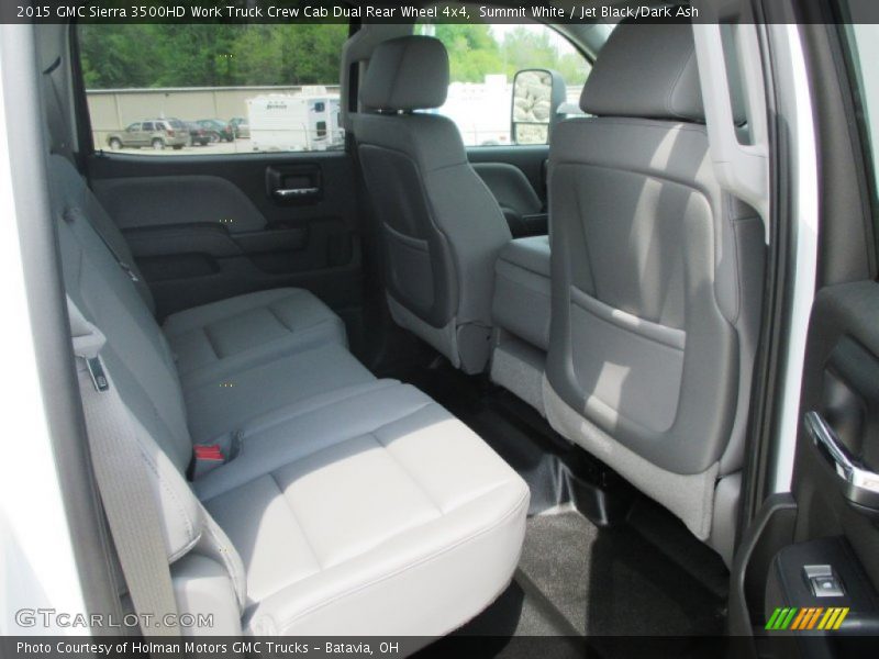 Summit White / Jet Black/Dark Ash 2015 GMC Sierra 3500HD Work Truck Crew Cab Dual Rear Wheel 4x4