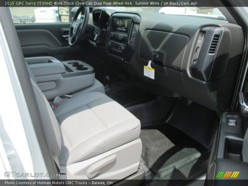 Summit White / Jet Black/Dark Ash 2015 GMC Sierra 3500HD Work Truck Crew Cab Dual Rear Wheel 4x4
