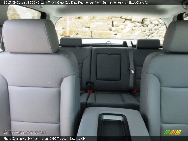 Summit White / Jet Black/Dark Ash 2015 GMC Sierra 3500HD Work Truck Crew Cab Dual Rear Wheel 4x4