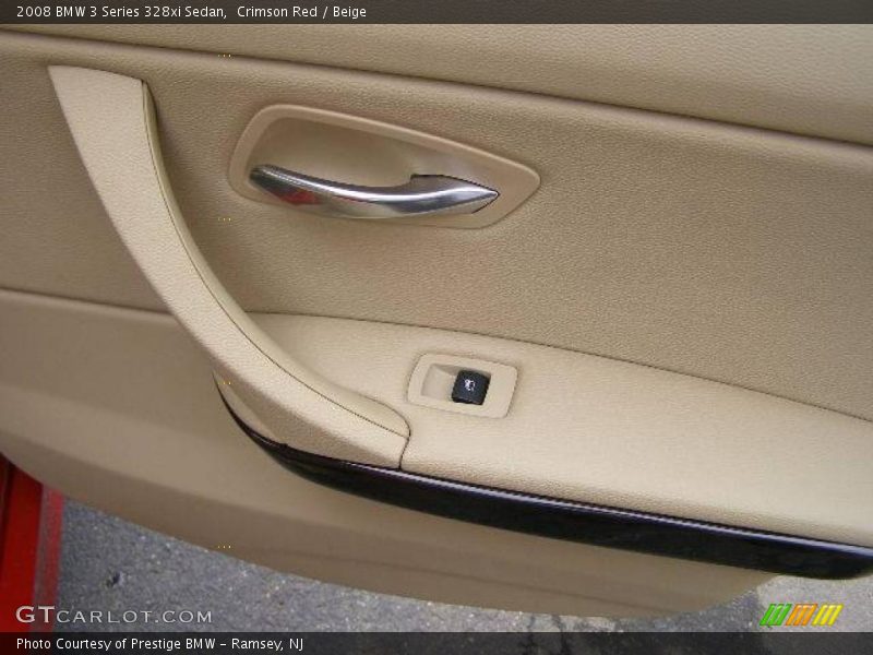 Crimson Red / Beige 2008 BMW 3 Series 328xi Sedan