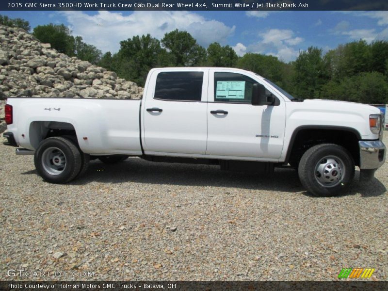  2015 Sierra 3500HD Work Truck Crew Cab Dual Rear Wheel 4x4 Summit White