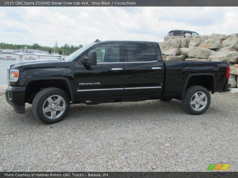 Onyx Black / Cocoa/Dune 2015 GMC Sierra 2500HD Denali Crew Cab 4x4