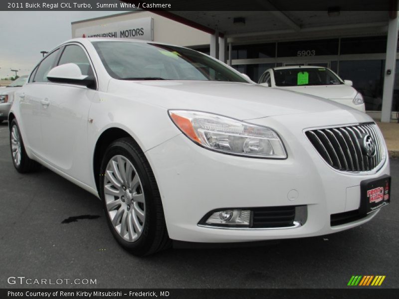 Summit White / Cashmere 2011 Buick Regal CXL Turbo