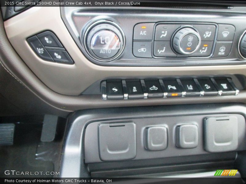 Controls of 2015 Sierra 2500HD Denali Crew Cab 4x4