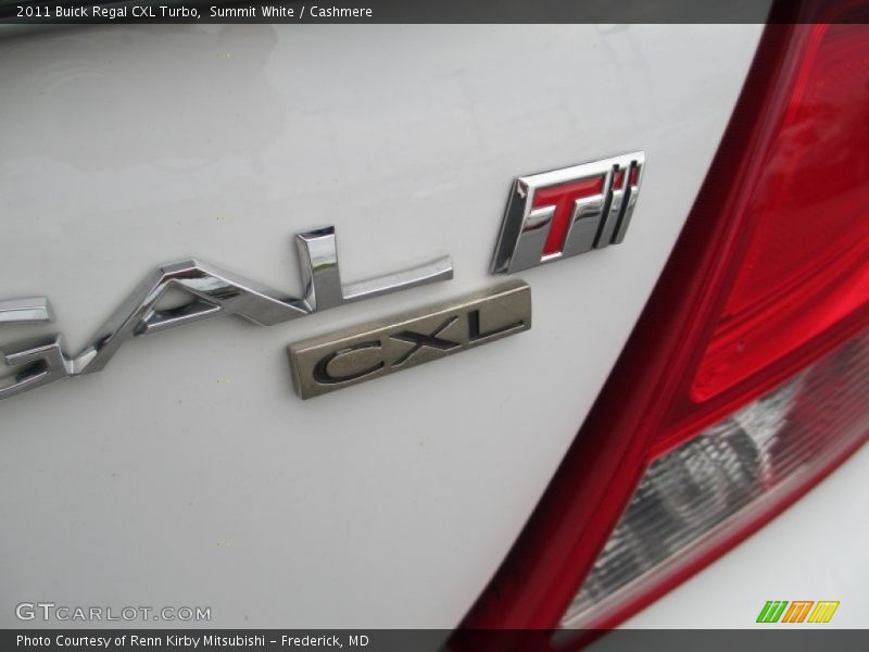 Summit White / Cashmere 2011 Buick Regal CXL Turbo