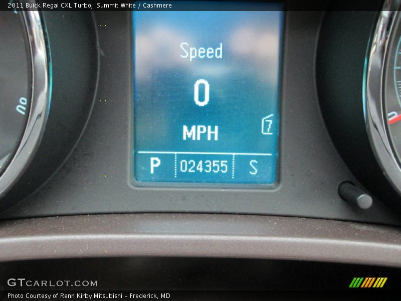 Summit White / Cashmere 2011 Buick Regal CXL Turbo