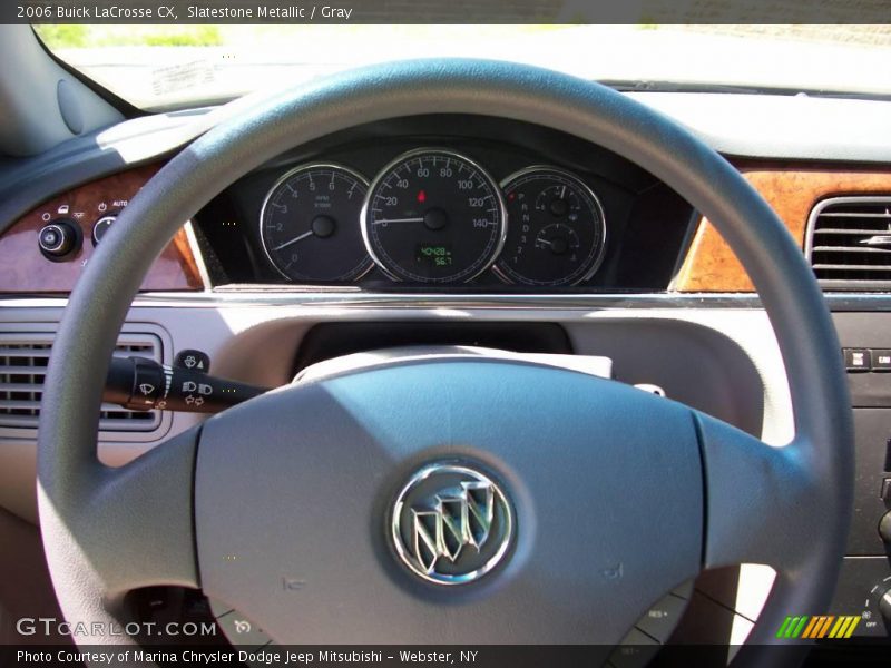 Slatestone Metallic / Gray 2006 Buick LaCrosse CX