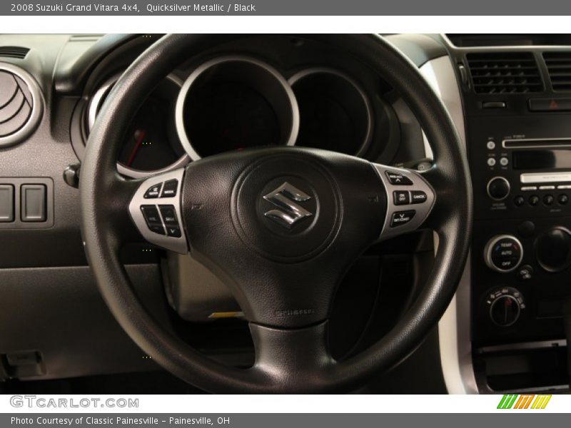 Quicksilver Metallic / Black 2008 Suzuki Grand Vitara 4x4