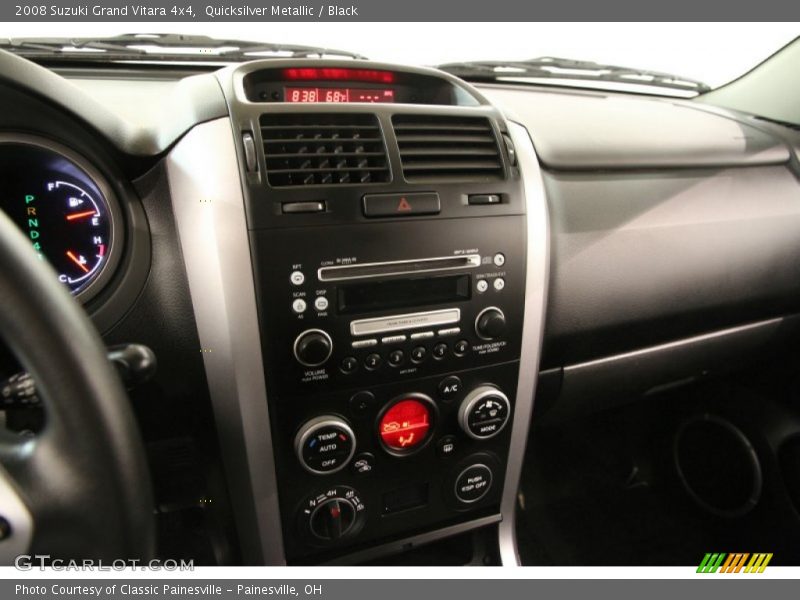 Quicksilver Metallic / Black 2008 Suzuki Grand Vitara 4x4