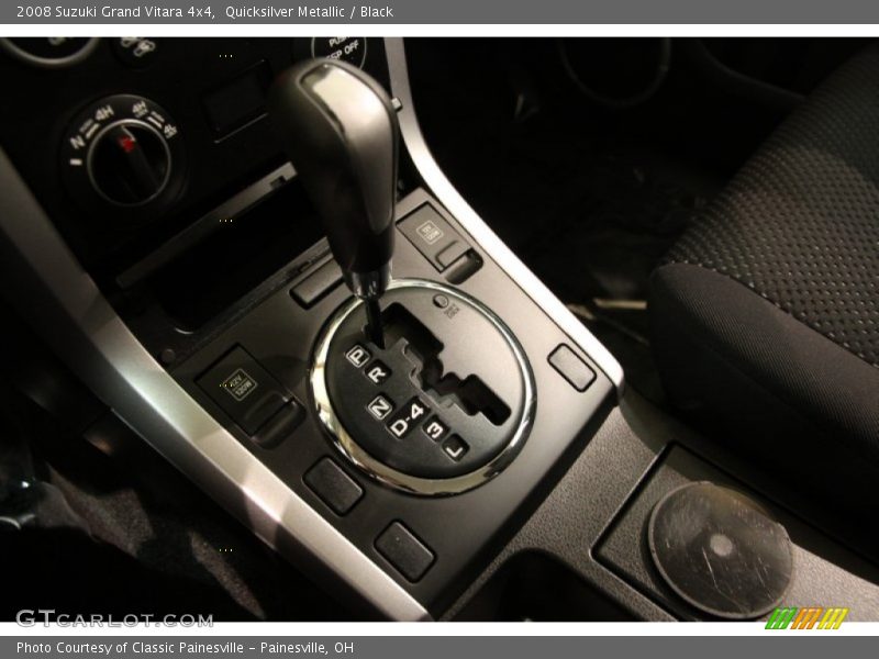 Quicksilver Metallic / Black 2008 Suzuki Grand Vitara 4x4
