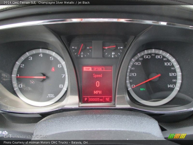 Champagne Silver Metallic / Jet Black 2014 GMC Terrain SLE