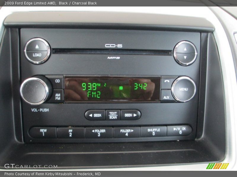 Black / Charcoal Black 2009 Ford Edge Limited AWD
