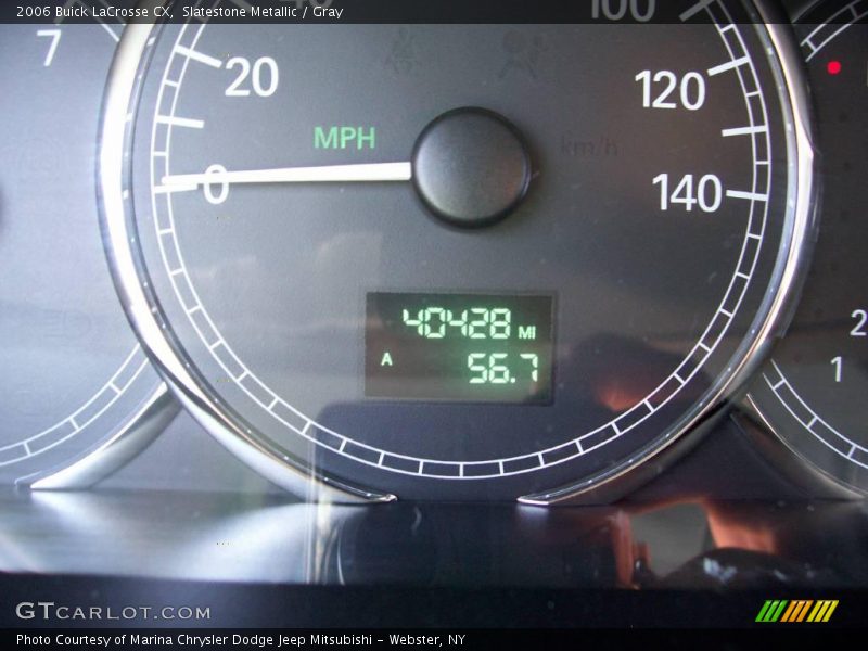 Slatestone Metallic / Gray 2006 Buick LaCrosse CX