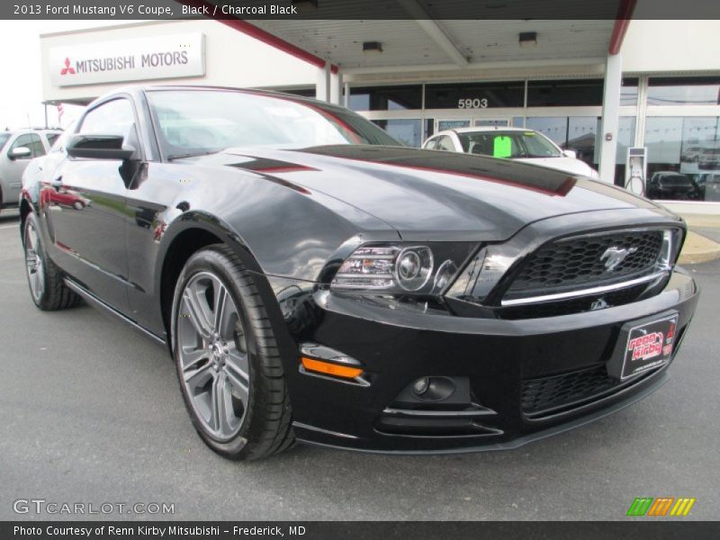 Black / Charcoal Black 2013 Ford Mustang V6 Coupe