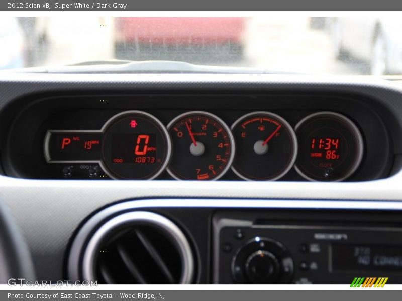 Super White / Dark Gray 2012 Scion xB