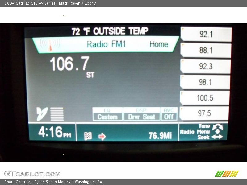 Black Raven / Ebony 2004 Cadillac CTS -V Series