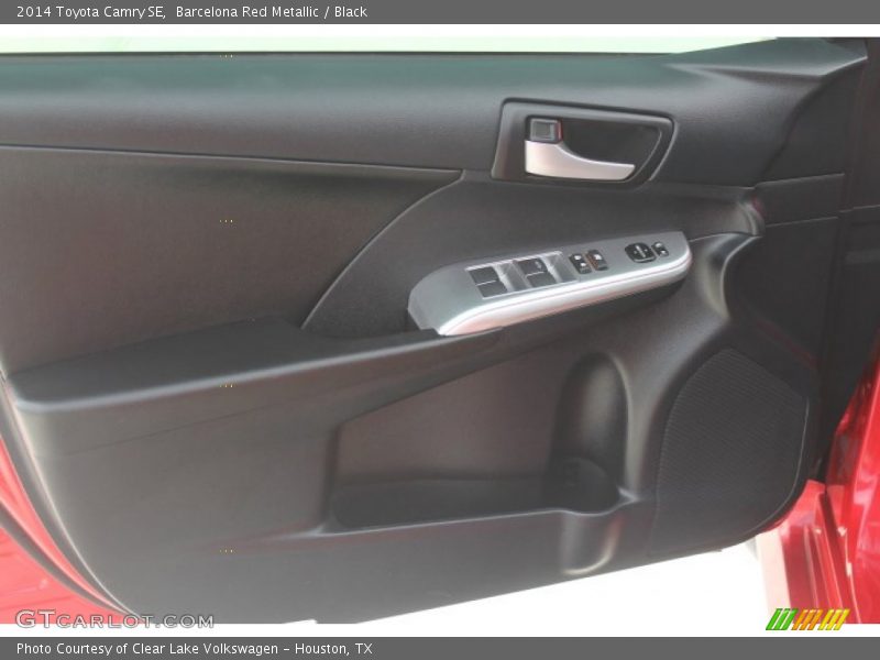 Barcelona Red Metallic / Black 2014 Toyota Camry SE