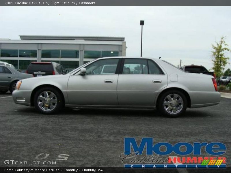 Light Platinum / Cashmere 2005 Cadillac DeVille DTS