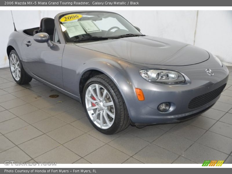 Galaxy Gray Metallic / Black 2006 Mazda MX-5 Miata Grand Touring Roadster