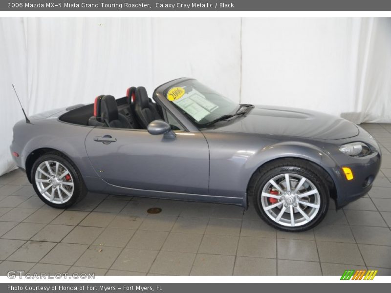 Galaxy Gray Metallic / Black 2006 Mazda MX-5 Miata Grand Touring Roadster