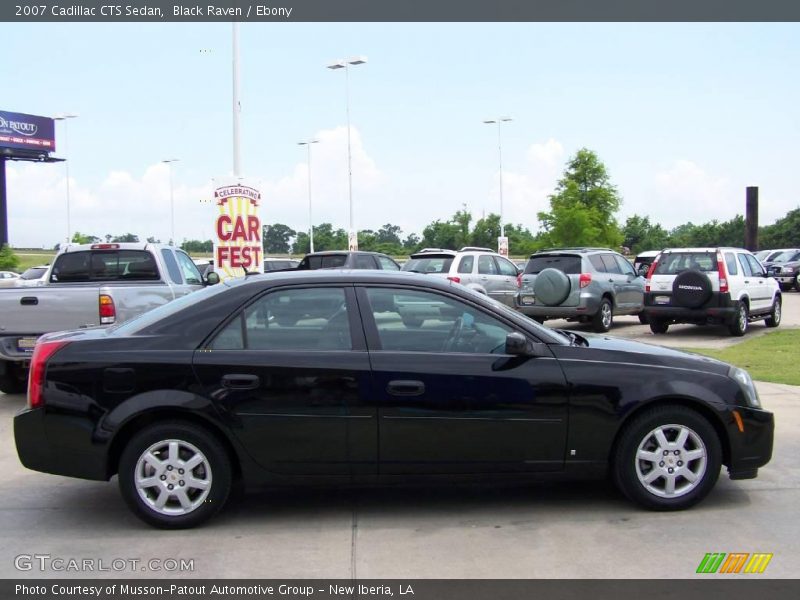 Black Raven / Ebony 2007 Cadillac CTS Sedan