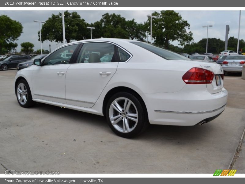 Candy White / Cornsilk Beige 2013 Volkswagen Passat TDI SEL
