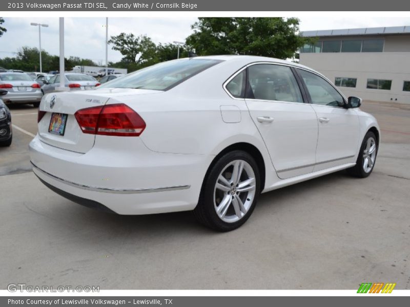 Candy White / Cornsilk Beige 2013 Volkswagen Passat TDI SEL