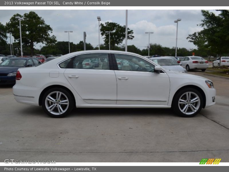 Candy White / Cornsilk Beige 2013 Volkswagen Passat TDI SEL