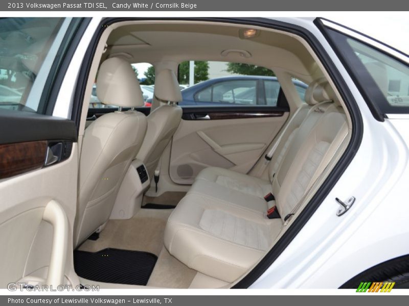 Candy White / Cornsilk Beige 2013 Volkswagen Passat TDI SEL