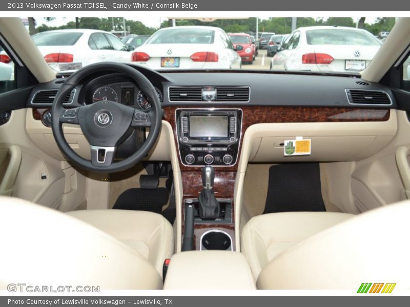 Candy White / Cornsilk Beige 2013 Volkswagen Passat TDI SEL