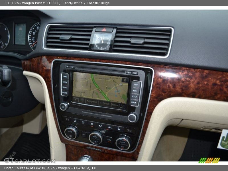 Candy White / Cornsilk Beige 2013 Volkswagen Passat TDI SEL